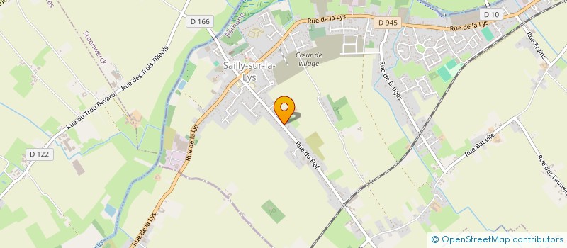 localisation de l'entreprise MANUFOR FONDATIONS à SAILLY-SUR-LA-LYS