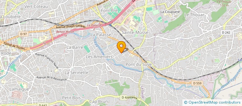 localisation de l'entreprise MANUIA  TOULON