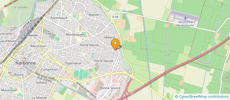 localisation de l'entreprise MANUIA  NARBONNE