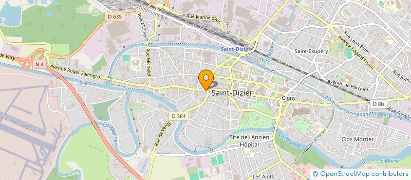 localisation de l'entreprise MANUIA LES 5 CONTINENTS à SAINT-DIZIER