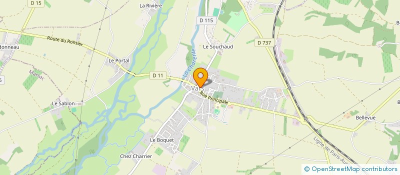 localisation de l'entreprise MANUIA RESTAURANT à ANGOULEME