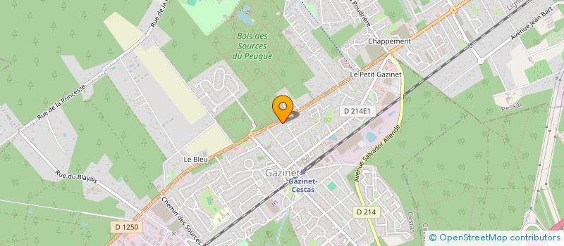 localisation de l'entreprise MANUKIN  CESTAS