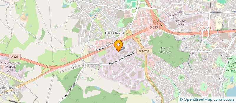localisation de l'entreprise MANULETTRES à BEAUCOUZE