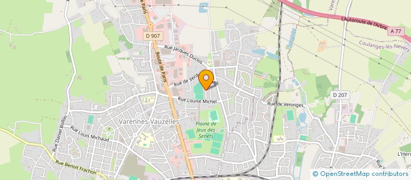 localisation de l'entreprise MANULIAM  VARENNES-VAUZELLES