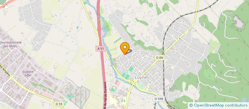 localisation de l'entreprise MANULINE à AIX EN PROVENCE