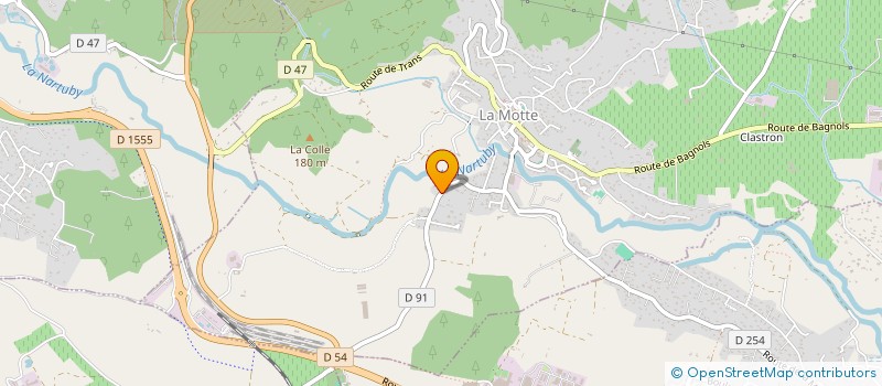 localisation de l'entreprise MANULINE  LA MOTTE