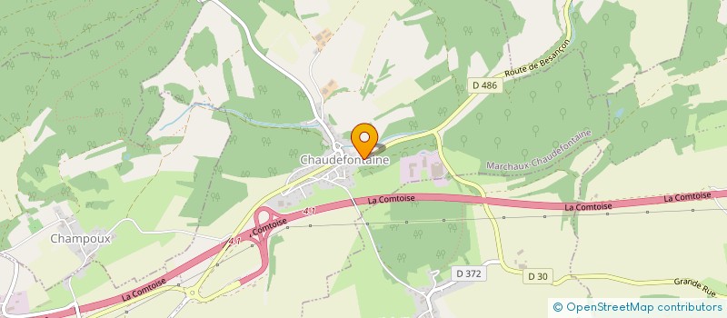 localisation de l'entreprise MANULOC BFC  MARCHAUX-CHAUDEFONTAINE