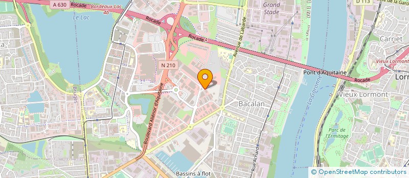 localisation de l'entreprise MANULOC OUEST à BORDEAUX