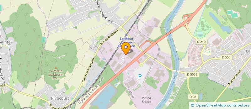 localisation de l'entreprise MANULOC PICARDIE  LE MEUX