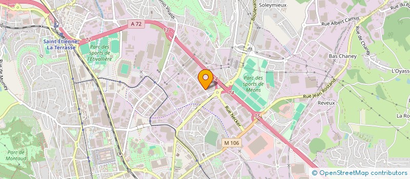 localisation de l'entreprise MANULOISIRS à SAINT-ETIENNE