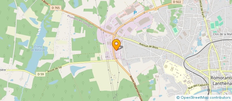 localisation de l'entreprise MANUMEL  PRUNIERS-EN-SOLOGNE