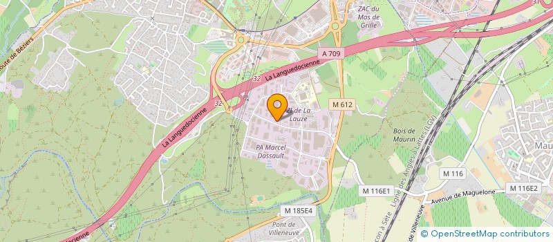 localisation de l'entreprise MANUPACK à SAINT-JEAN-DE-VEDAS