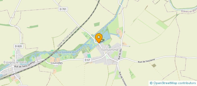 localisation de l'entreprise MANUPAT  FONSOMME