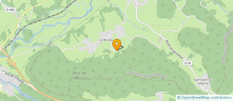 localisation de l'entreprise MANUPNEU SARL à LA NEUVEVILLE-DEVANT-LEPANGES