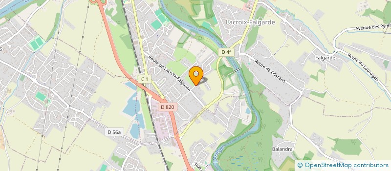 localisation de l'entreprise MANUPOST  PINSAGUEL