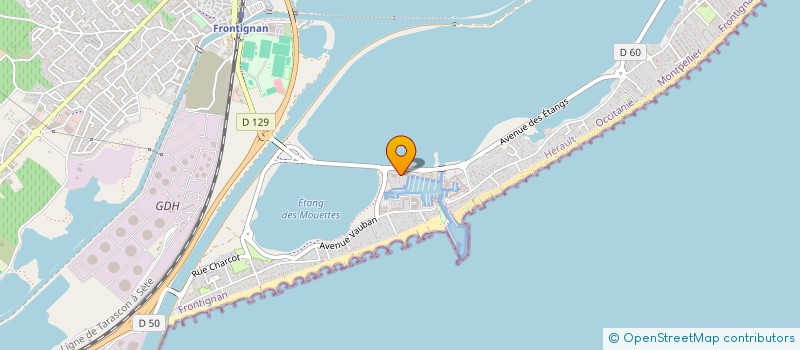 localisation de l'entreprise MANUREVA à FRONTIGNAN