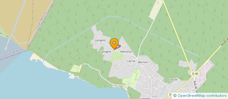 localisation de l'entreprise MANUS INDIVISION  SANGUINET