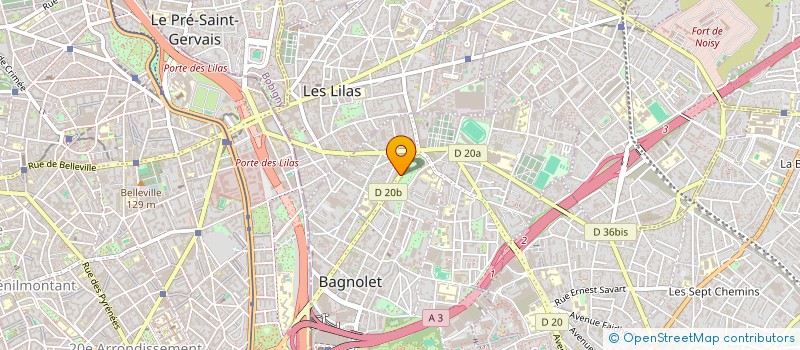 localisation de l'entreprise MANUSA FRANCE à BAGNOLET