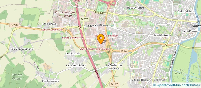 localisation de l'entreprise MANUSCRIPTS LETTERS INVESTMENTS  SAINTES