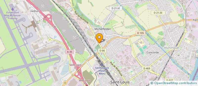 localisation de l'entreprise MANUT'68  SAINT-LOUIS