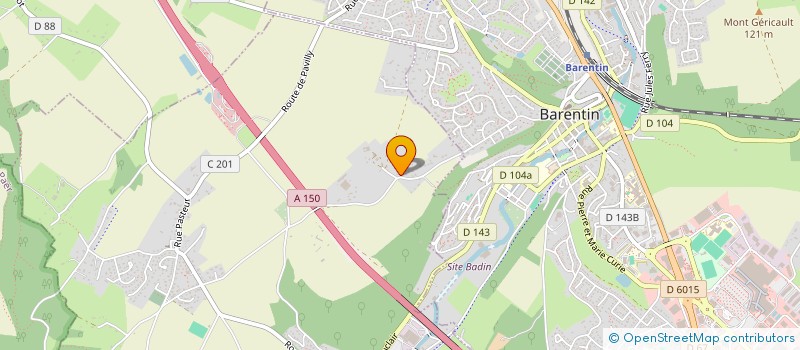 localisation de l'entreprise MANUT 76 à VILLERS-ECALLES
