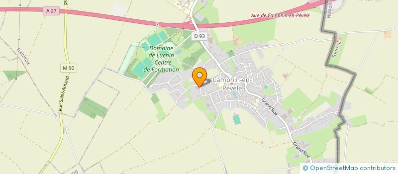 localisation de l'entreprise MANUT'MINUT' à CAMPHIN-EN-PEVELE