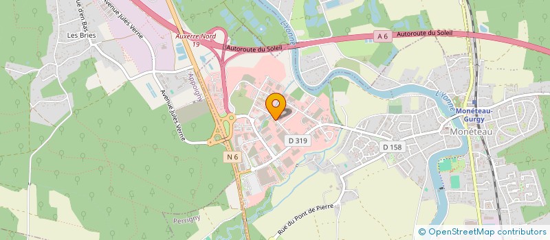 localisation de l'entreprise MANUT SERVICES PALANS POTENCES ET ACCESSOIRES à MONETEAU