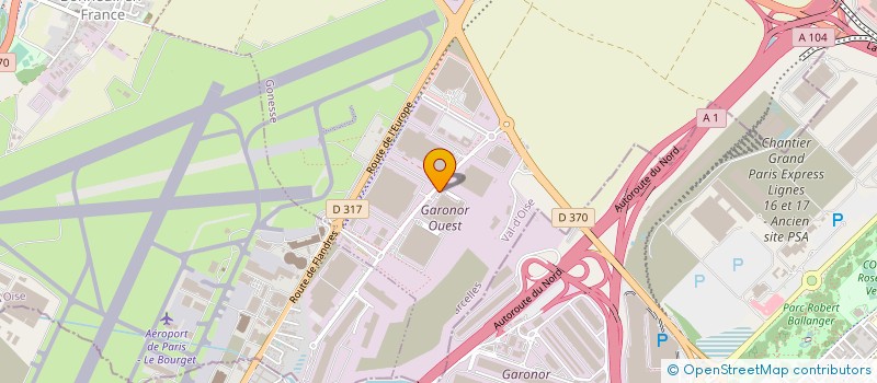 localisation de l'entreprise MANUTAN à GONESSE