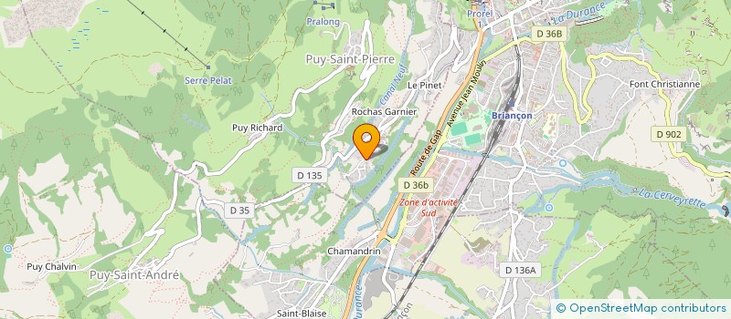 localisation de l'entreprise MANUTEA  PUY-SAINT-PIERRE