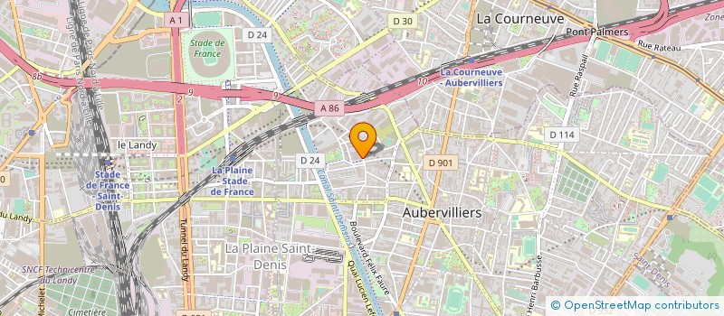 localisation de l'entreprise MANUTENTION AUXILIAIR NETTOYAGE ENTRETIE à AUBERVILLIERS