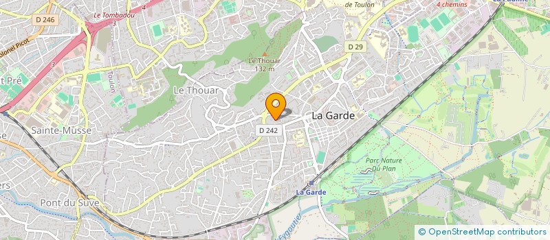 localisation de l'entreprise MANUTENTION DEBARRAS CONCEPT DEMENAGEMENTS à LA GARDE