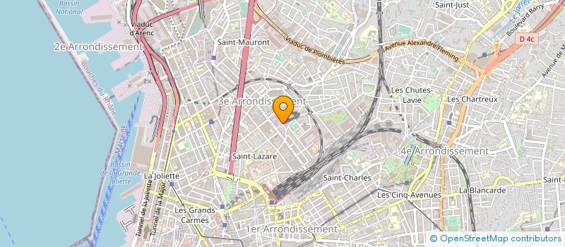 localisation de l'entreprise MANUTENTION EQUIPEMENT INDUSTRIEL à MARSEILLE