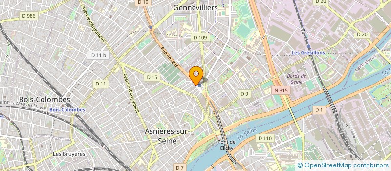 localisation de l'entreprise MANUTENTION ET MONTAGE EN MOBILIERS DE BUREAUX  ASNIERES-SUR-SEINE