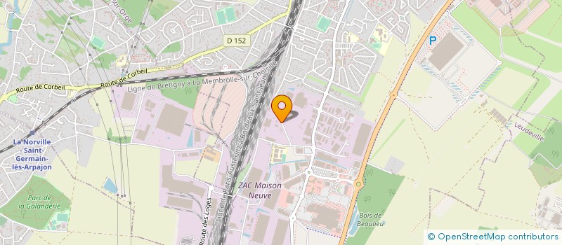 localisation de l'entreprise MANUTENTION LEVAGE GRUES A TOUR à BRETIGNY-SUR-ORGE