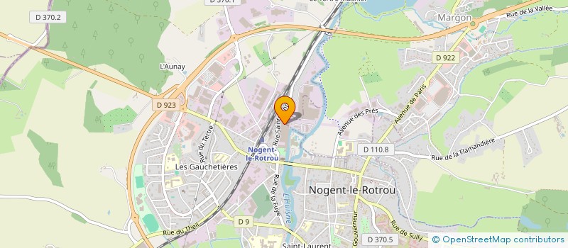 localisation de l'entreprise MANUTENTION LOGISTIQUE LOG à NOGENT-LE-ROTROU