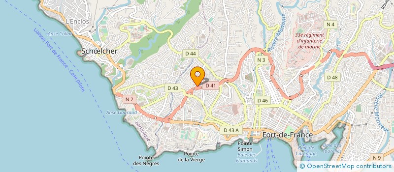 localisation de l'entreprise MANUTENTION- NETTOYAGE- DIVERS à FORT-DE-FRANCE