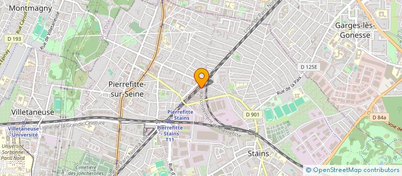 localisation de l'entreprise MANUTENTION SERVICE à PIERREFITTE-SUR-SEINE