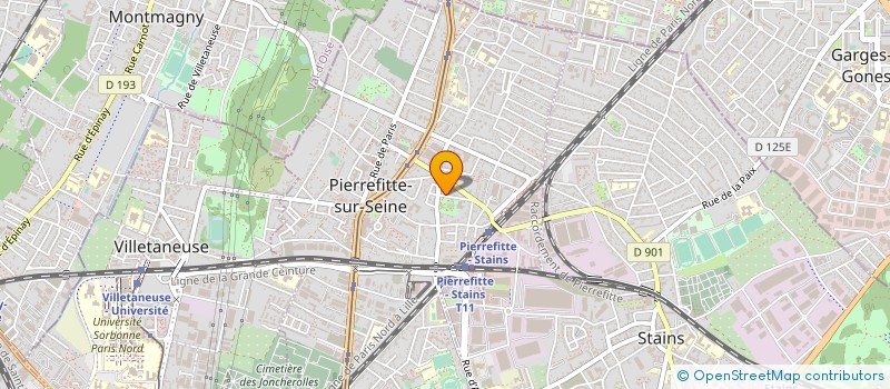 localisation de l'entreprise MANUTENTION SERVICES à PIERREFITTE-SUR-SEINE