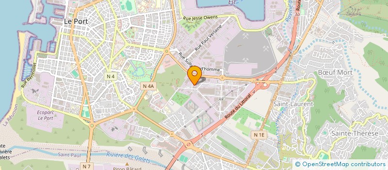 localisation de l'entreprise MANUTRANS à LE PORT