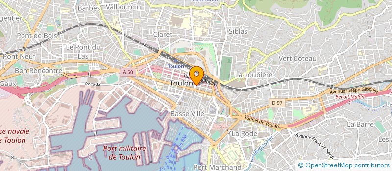 localisation de l'entreprise MANUTRANS-MEIFFRET à TOULON
