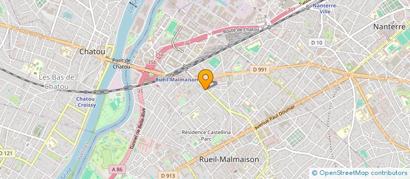 localisation de l'entreprise MANUVIER HOLDING à RUEIL-MALMAISON