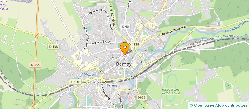 localisation de l'entreprise MANUXIS à BERNAY