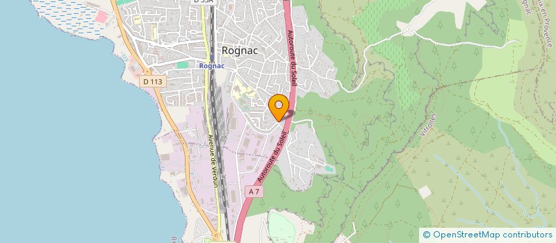 localisation de l'entreprise MANVALYA  ROGNAC