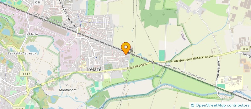 localisation de l'entreprise MANVIR  TRELAZE