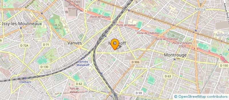 localisation de l'entreprise MANY ARTS  MALAKOFF