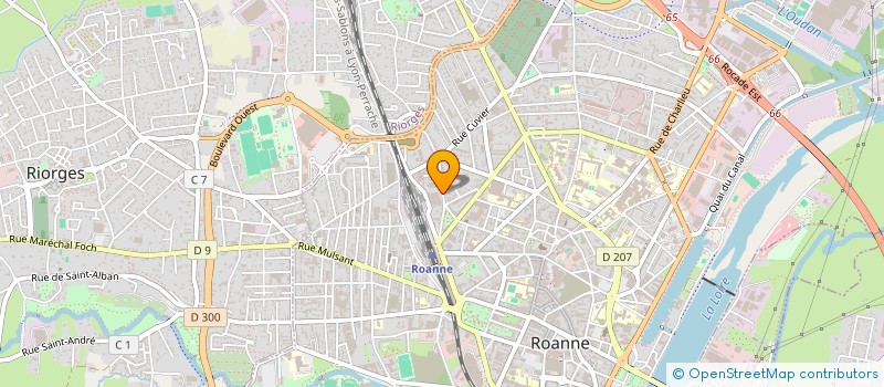 localisation de l'entreprise MANY MAILLES à ROANNE