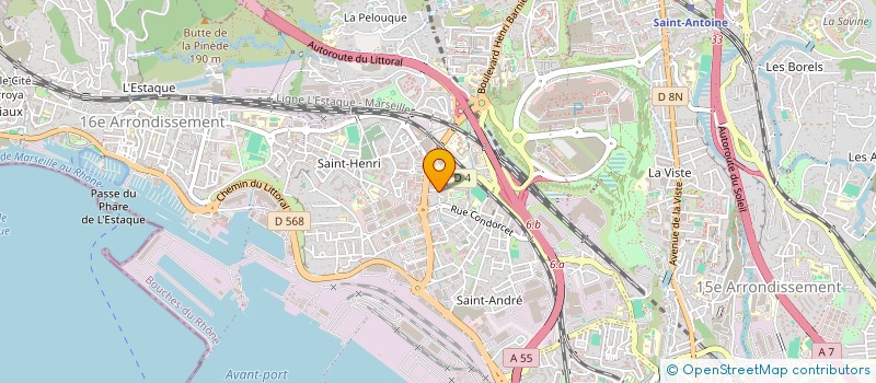 localisation de l'entreprise MANY SERVICE à MARSEILLE