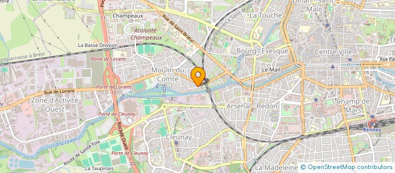 localisation de l'entreprise MANY WAYS à RENNES