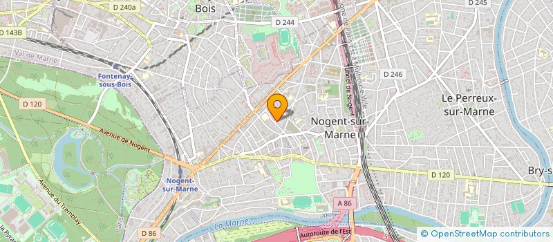 localisation de l'entreprise MANYEVENTS à NOGENT-SUR-MARNE