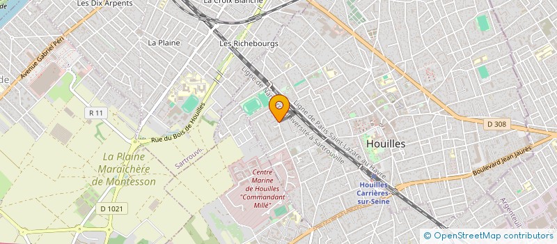 localisation de l'entreprise MANYK INVESTMENT  HOUILLES